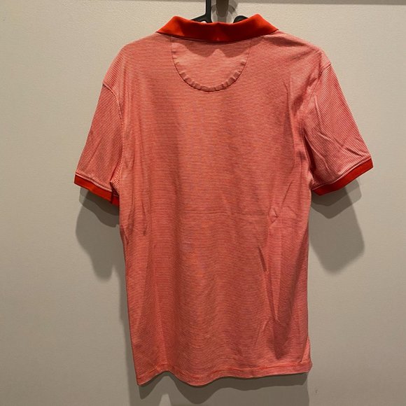 Calvin Klein Microstripe Polo - Red, size XS - Picture 4 of 6